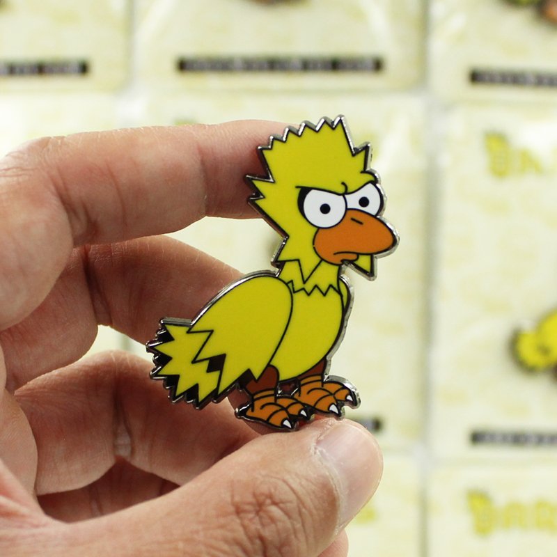 Bartdos Enamel Pin