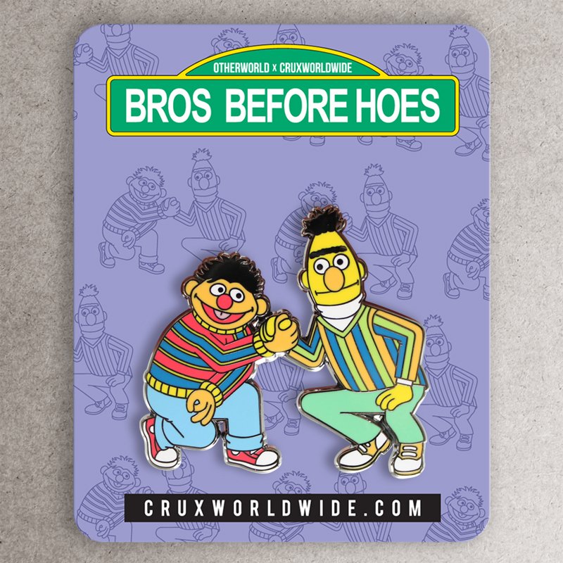 Bros Before Hoes Enamel Pin