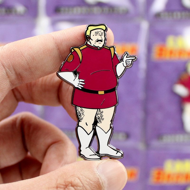Carl Brannigan Enamel Pin