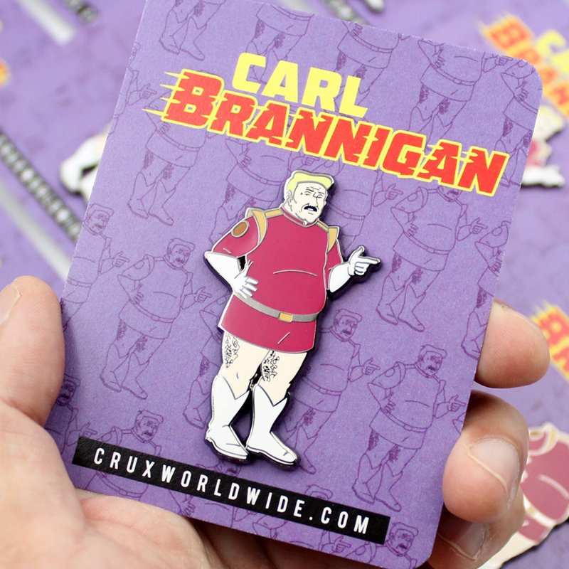 Carl Brannigan Enamel Pin
