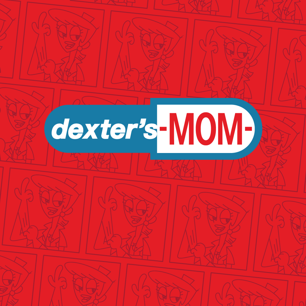 Dexters Mom Enamel PIn