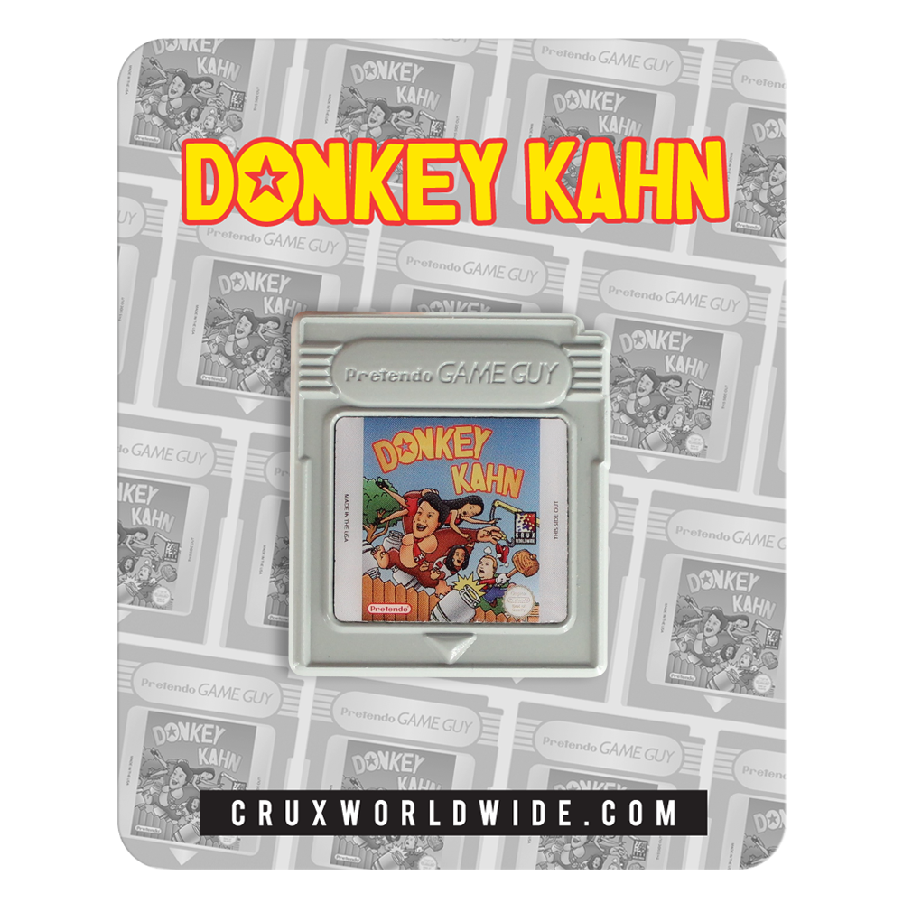Donkey Kahn Enamel Pin - World's Best Mashups – CRUX WORLDWIDE