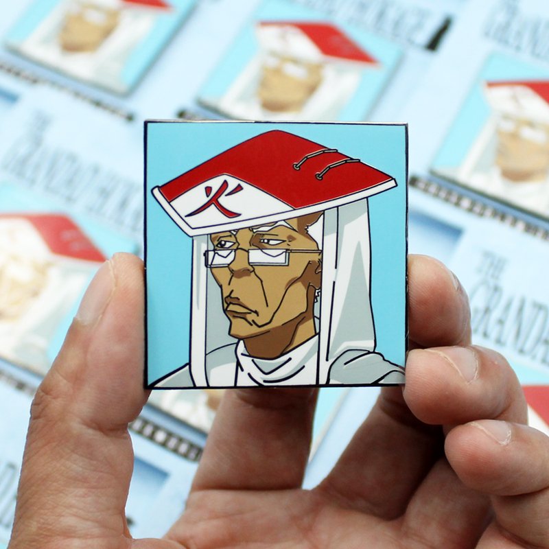 Grandad Hokage Enamel Pin