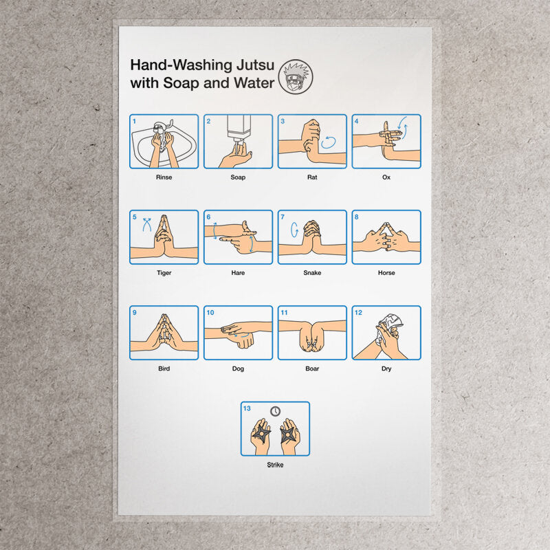 Hand Washing Jutsu Print