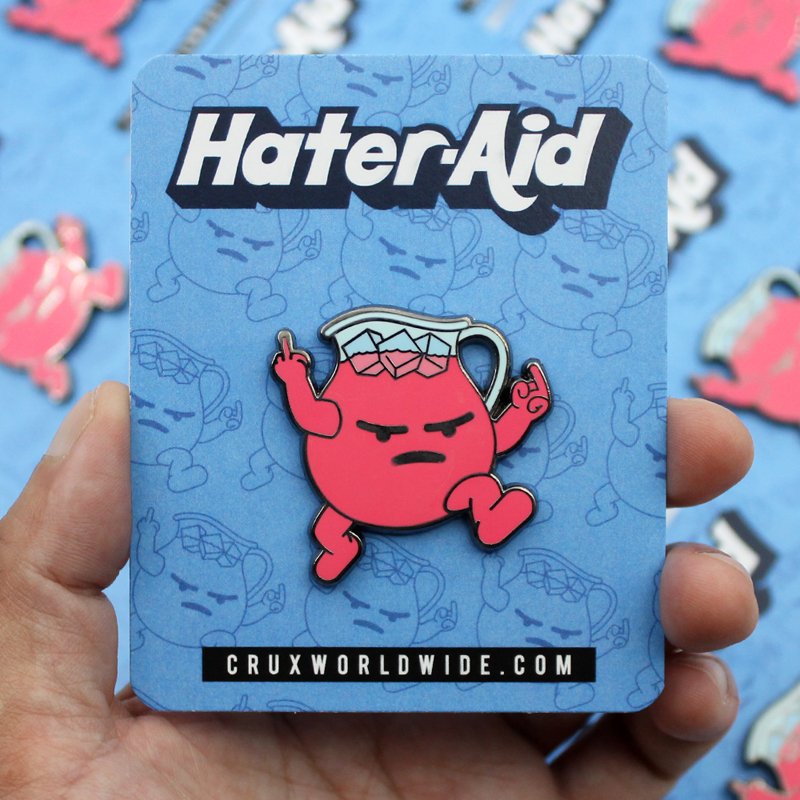 Hater Aid Enamel Pin