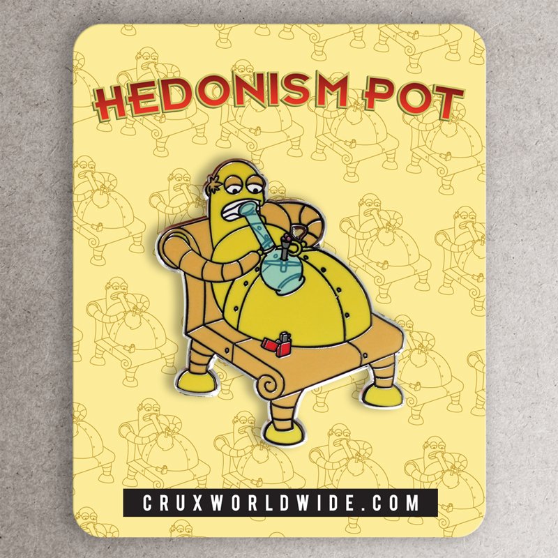 Hedonism Pot Enamel Pin