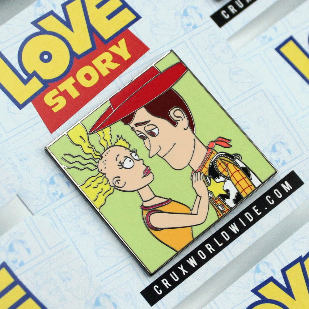 Love Story Enamel Pin