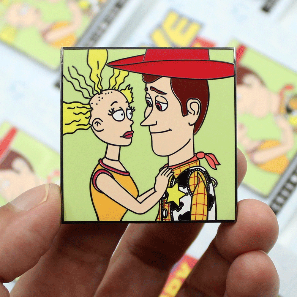 Love Story Enamel Pin