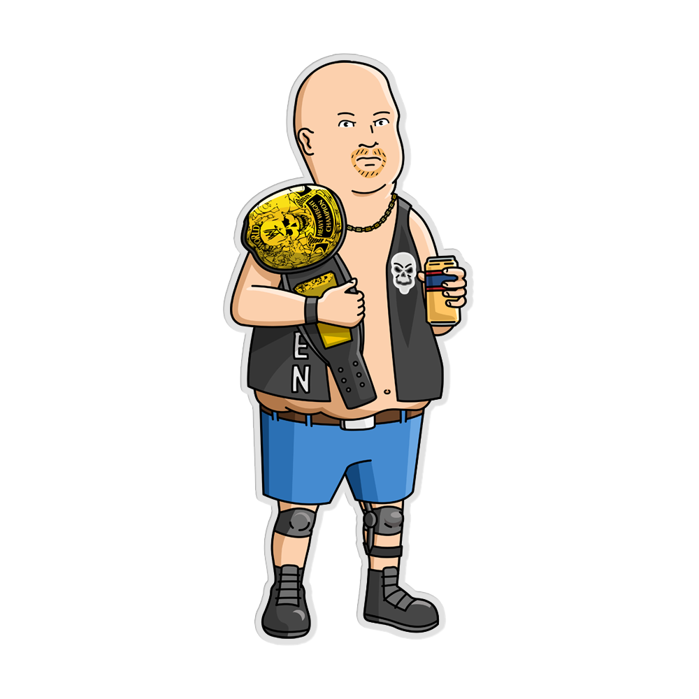 STONE COLD BOBBY STICKER