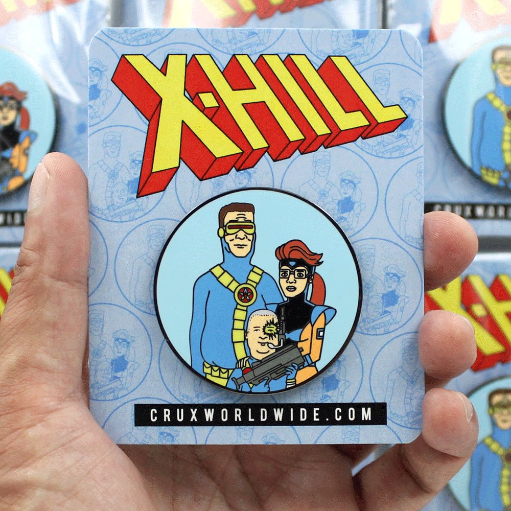 X-Hill Enamel Pin