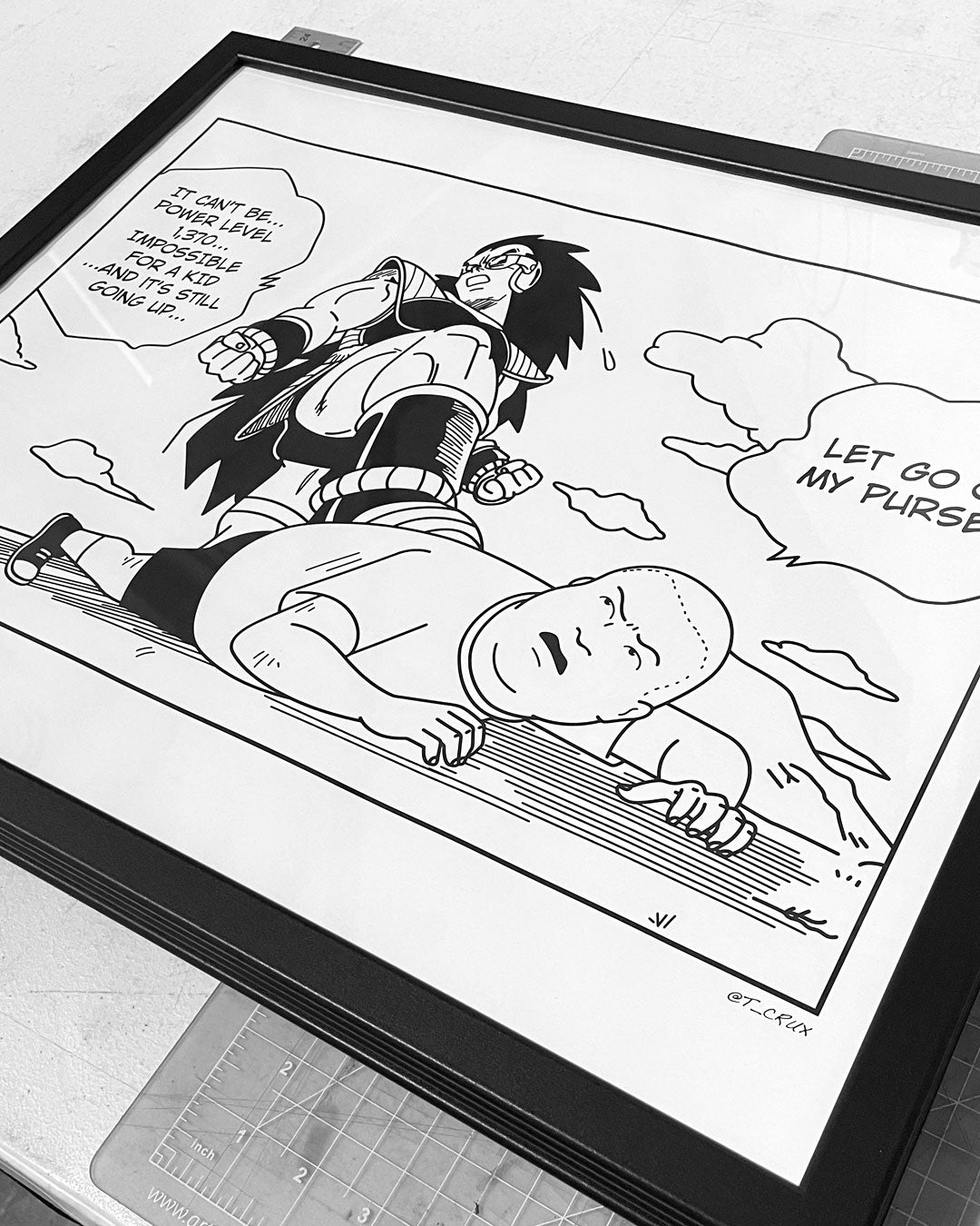 Bobby vs Raditz Print