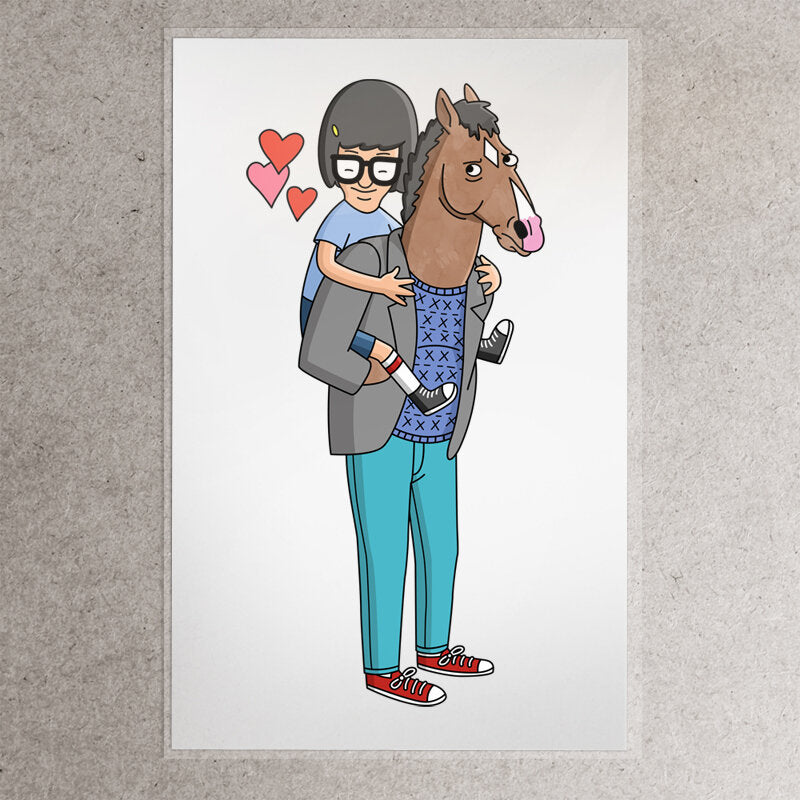 Horsing Around Print