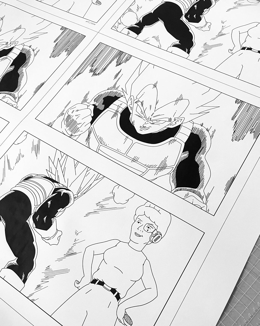 Peggy vs Vegeta Print