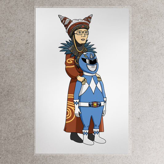 Blue Ranger Print