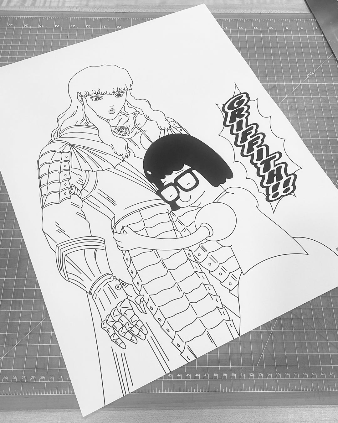 Tina and Griffith Print