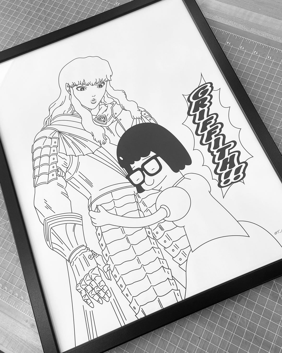 Tina and Griffith Print