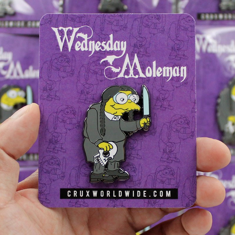 Wednesday Moleman Enamel Pin