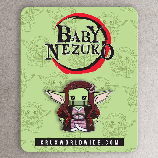 Baby Nezuko Enamel Pin