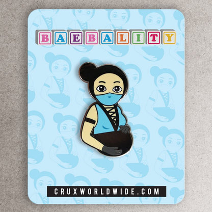 Baebality Enamel Pin