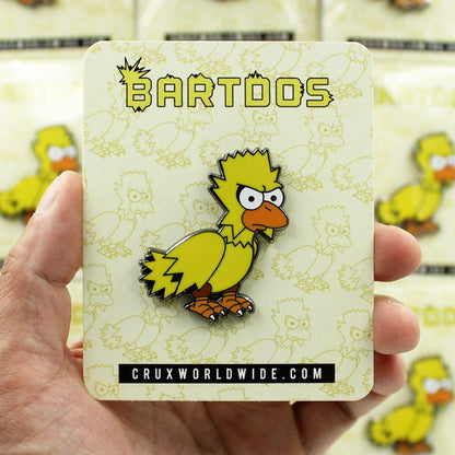 Bartdos Enamel Pin