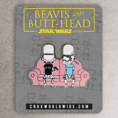 Beavis and Butt-Head Starwars Enamel Pin