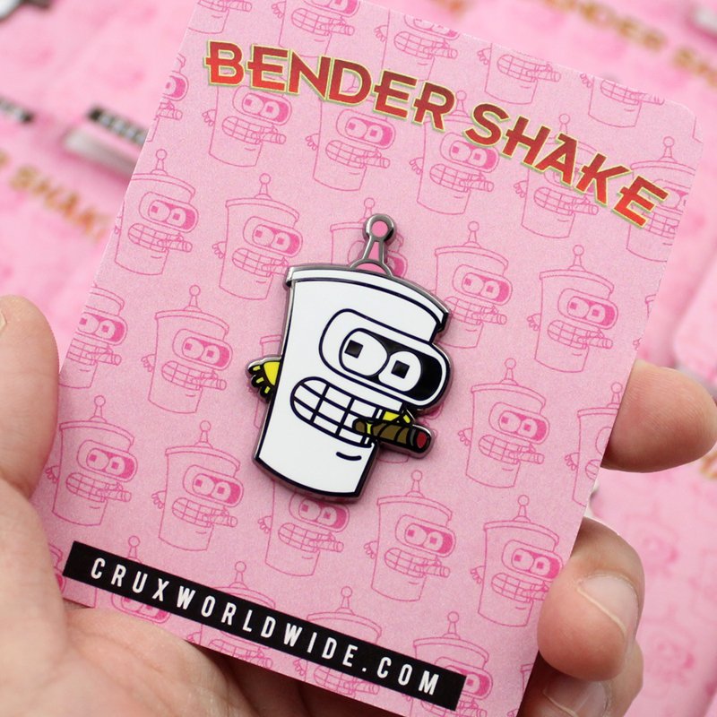 Bender Shake Enamel Pin