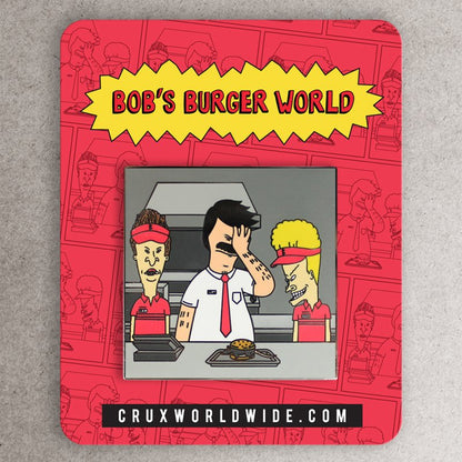 Bob's Burger World Enamel Pin