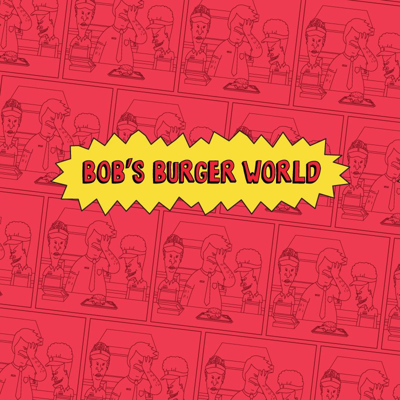 Bob's Burger World Enamel Pin