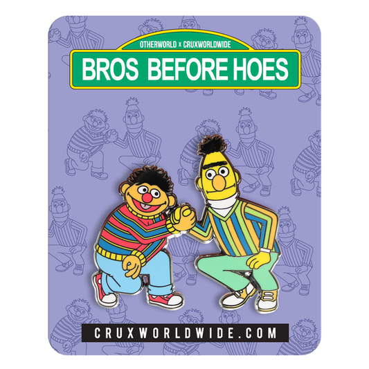 BRO'S BEFORE HOES PIN