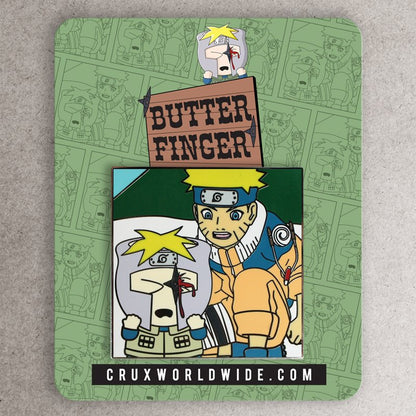 Butter Finger Enamel Pin