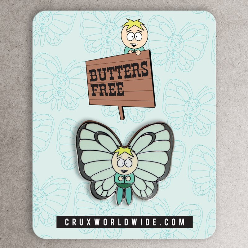 Butters Free Enamel Pin