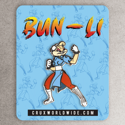 Bun-Li Enamel Pin