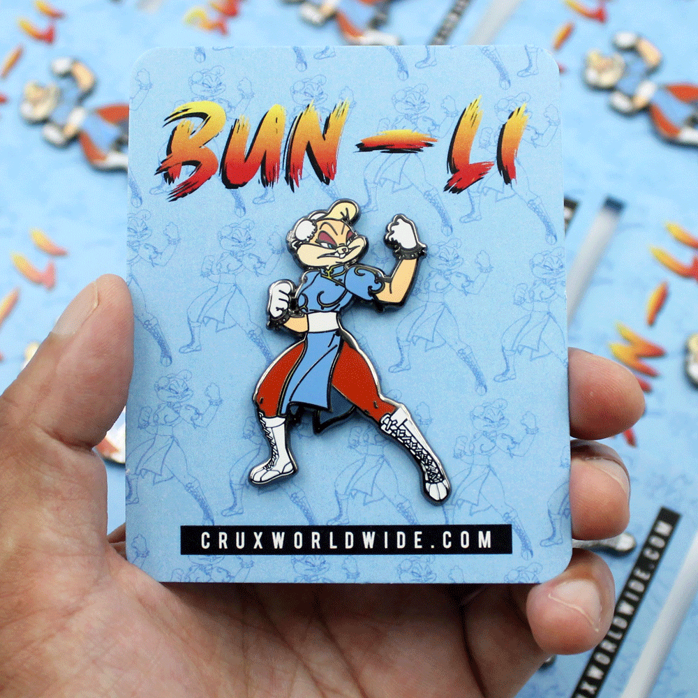 Bun-Li Enamel Pin