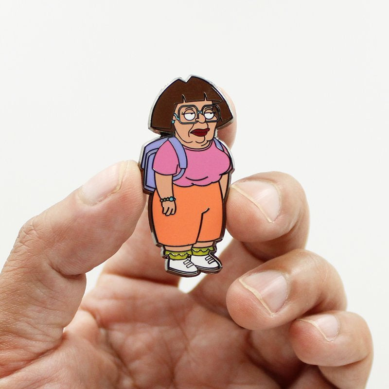 Consuela The Explorer Enamel Pin