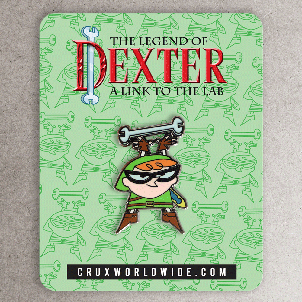 Dexter Link Enamel Pin