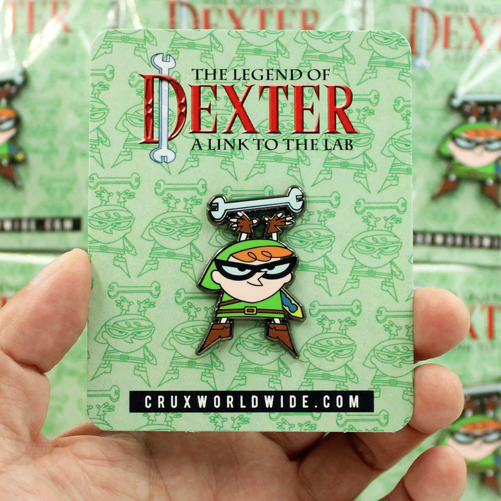 Dexter Link Enamel Pin