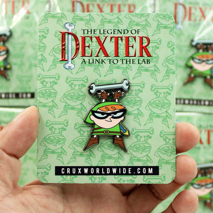 Dexter Link Enamel Pin