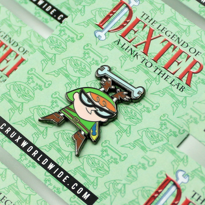 Dexter Link Enamel Pin