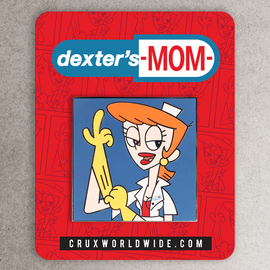 Dexters Mom Enamel PIn