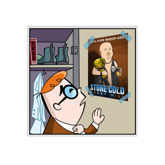 DEXTER'S POSTER STICKER