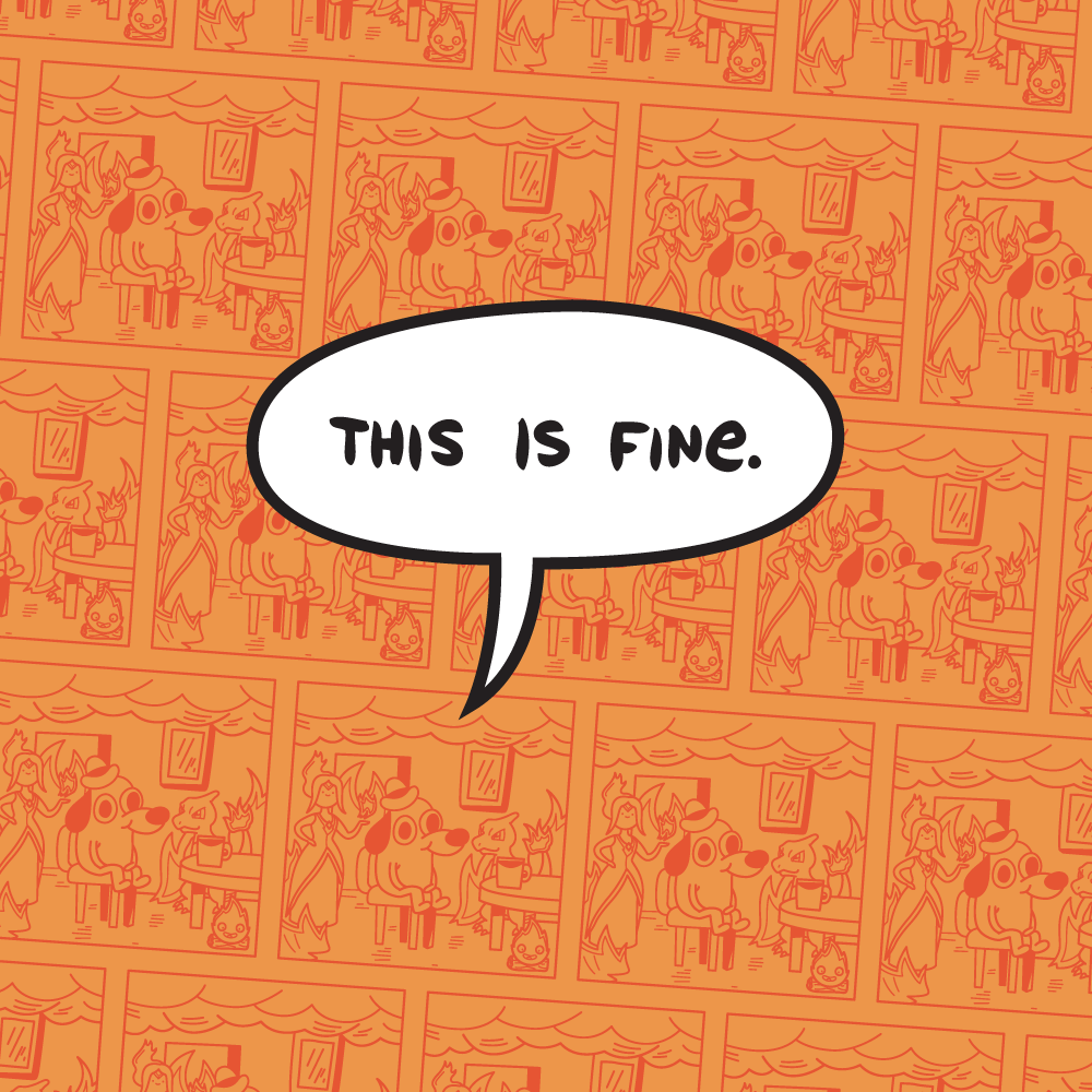 This Is Fine Enamel Pin