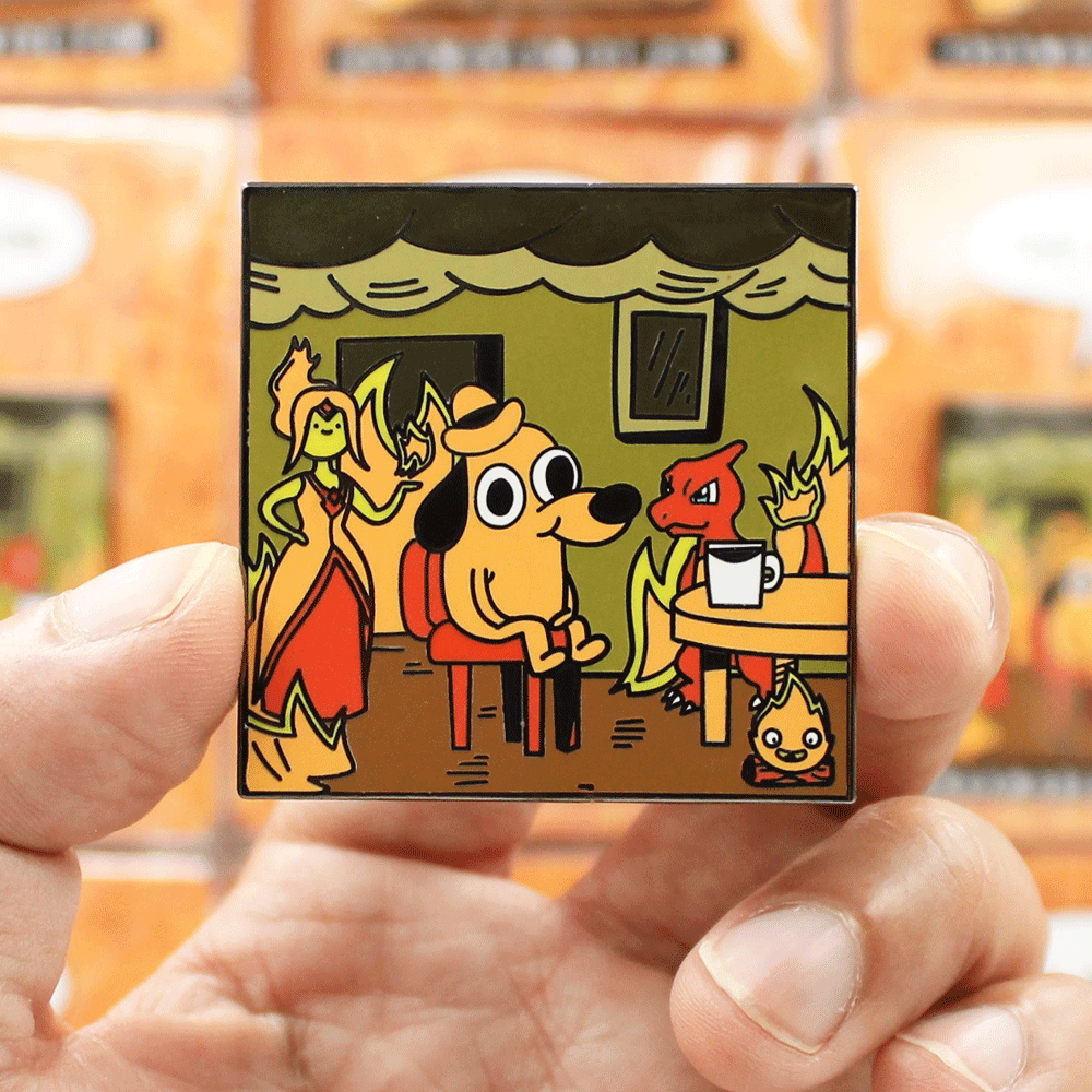 This Is Fine Enamel Pin