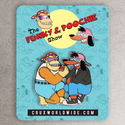 Funky Poochie Enamel Pin