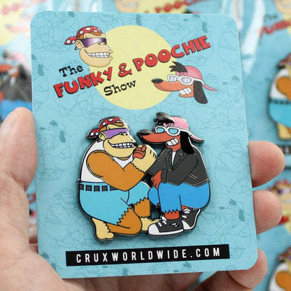 Funky Poochie Enamel Pin