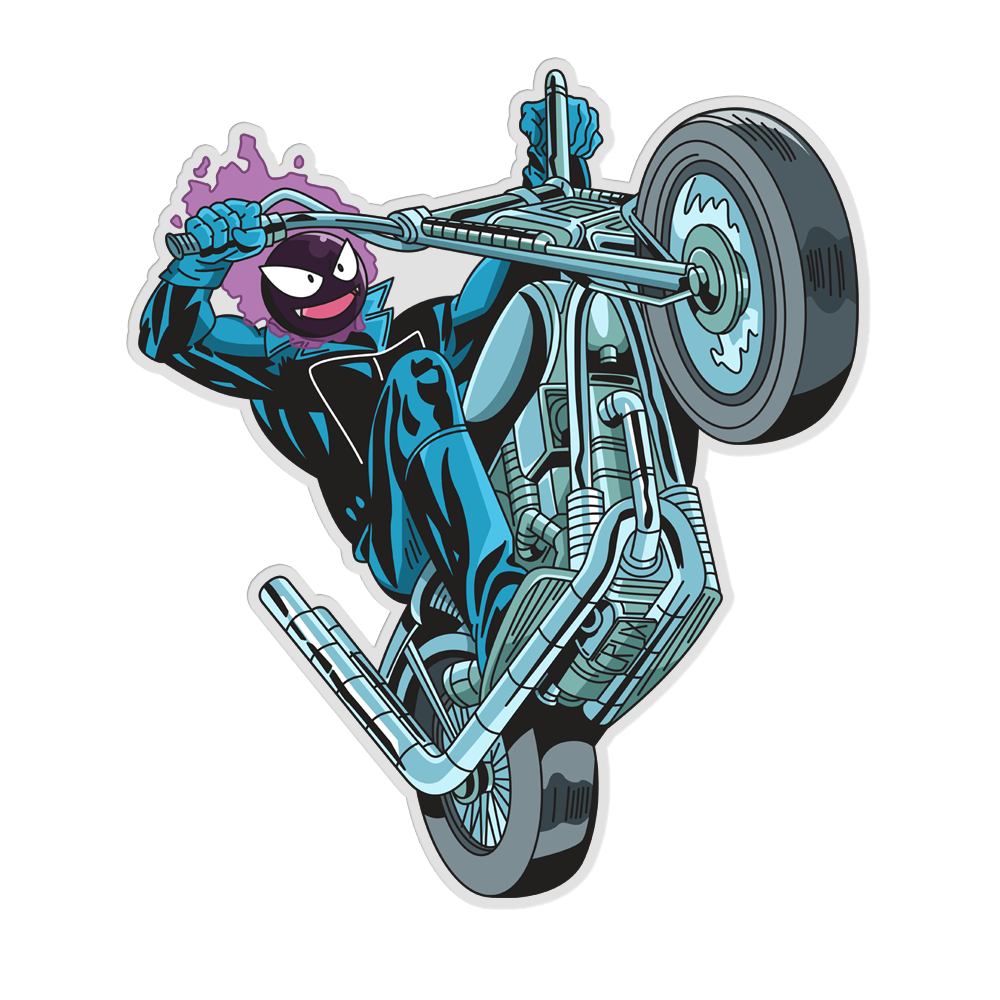 GHAST RIDER STICKER