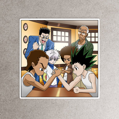 HunterXBoondocks Sticker