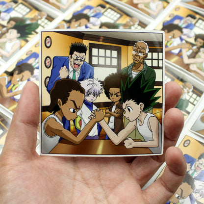 HunterXBoondocks Sticker