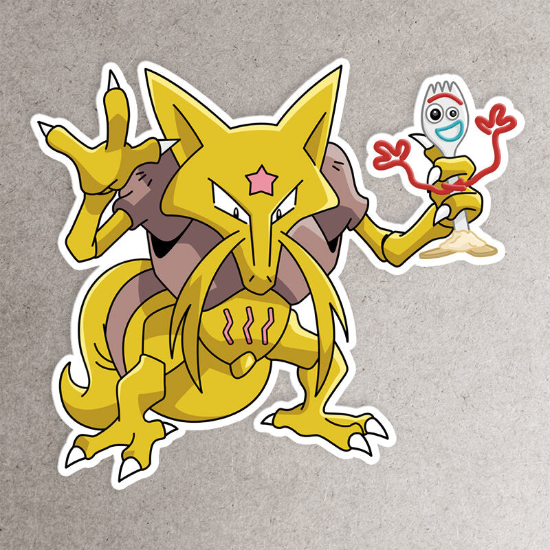 Kadabra Forky Sticker