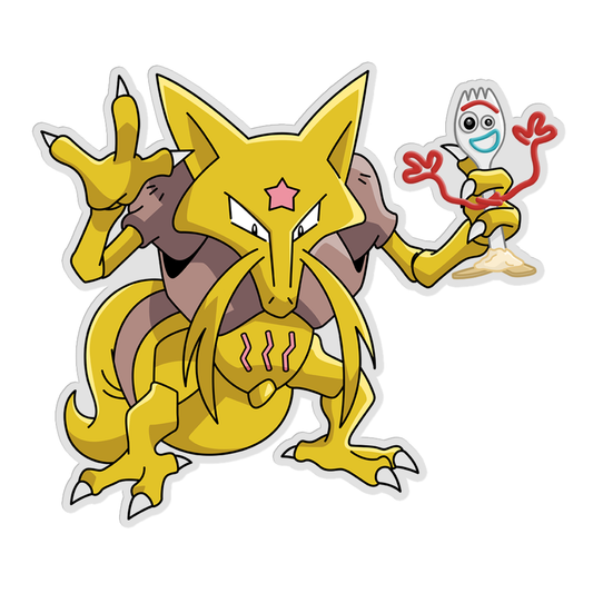 KADABRA FORKY STICKER