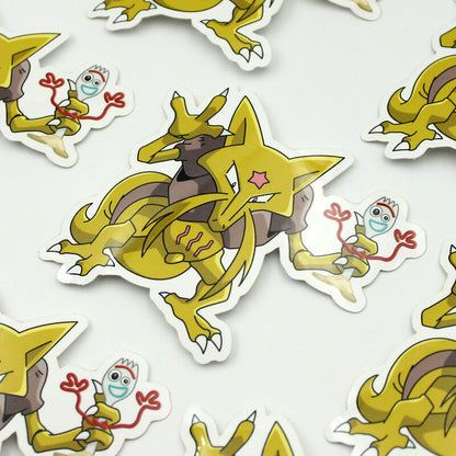 Kadabra Forky Sticker